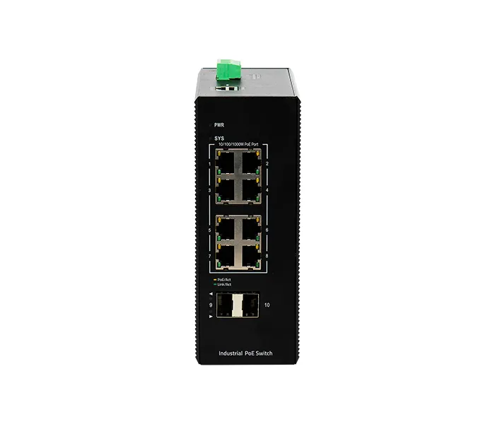 8 Port Yönetilebilir Endüstriyel Switch
