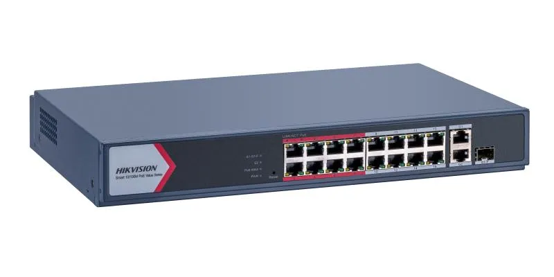 16 Port Fast Ethernet Akıllı POE Switch