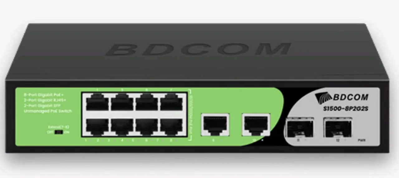 8 Port Yönetilemez PoE Switch