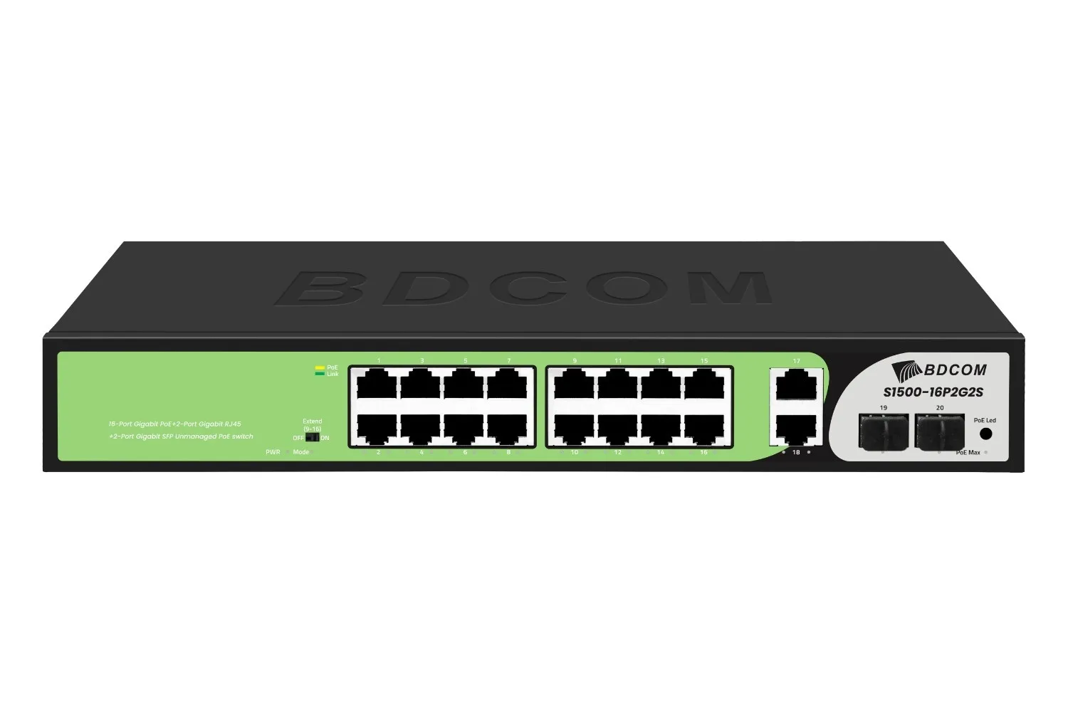 16 Port PoE Switch