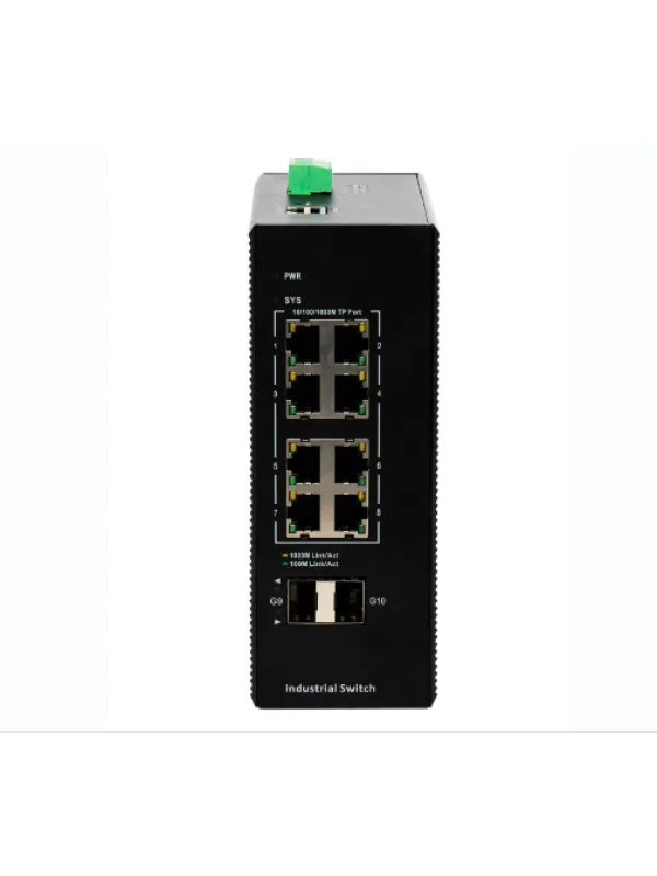 8 Port Industrial PoE Switch