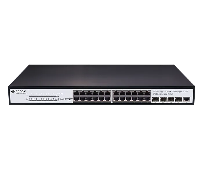 24 Port Yönetilebilir PoE Switch