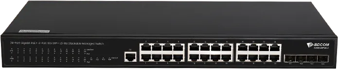 24 Port Yönetilebilir PoE Switch