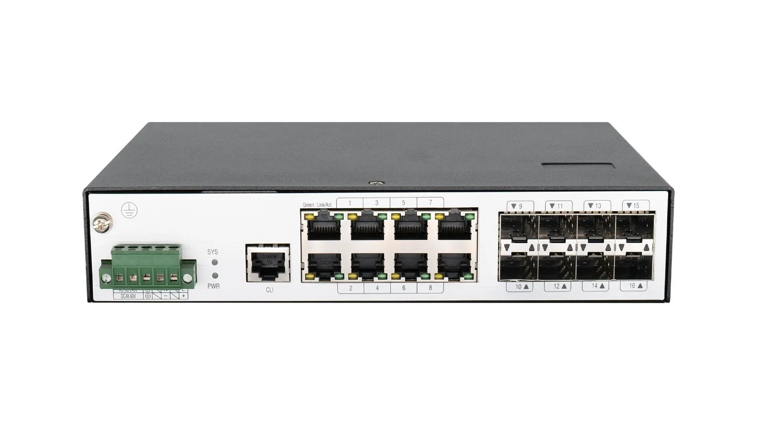 8 Port Yönetilebilir Endüstriyel Switch