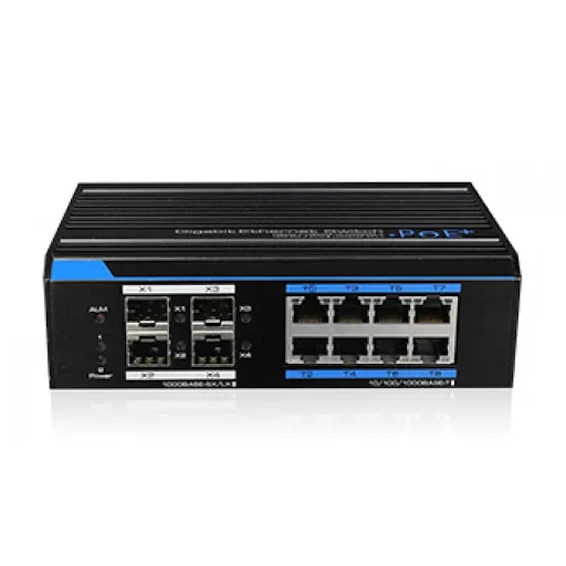 8 Port 10/100/1000base-T Yönetilebilir Endüstriyel Switch