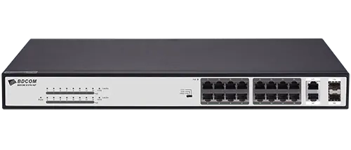 16 Port 100M Yönetilemez POE Switch