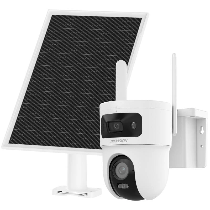 4+4MP Solar Powered 4G Dual Lens Camera
