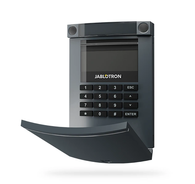 Wireless Access Module with LCD, Keypad and RFID, Anthracite