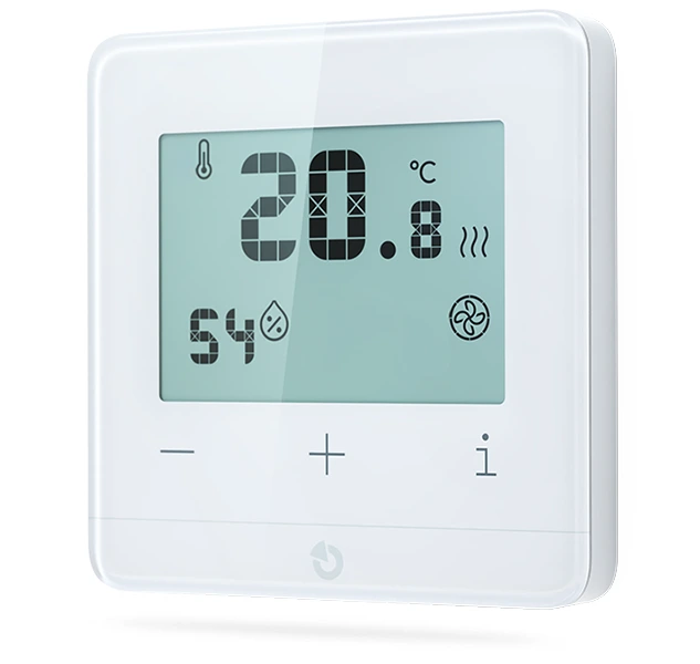 Bus Room Thermostat, White