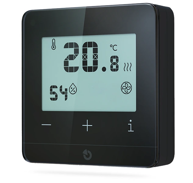 Wireless Room Thermostat, Anthracite