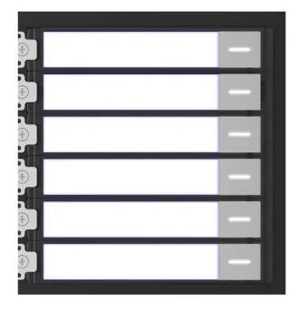 Video İnterkom İsim Modülü (Butonlu)