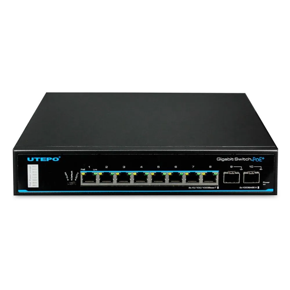 8 Port 10/100/1000base-T Yönetilemez PoE Switch