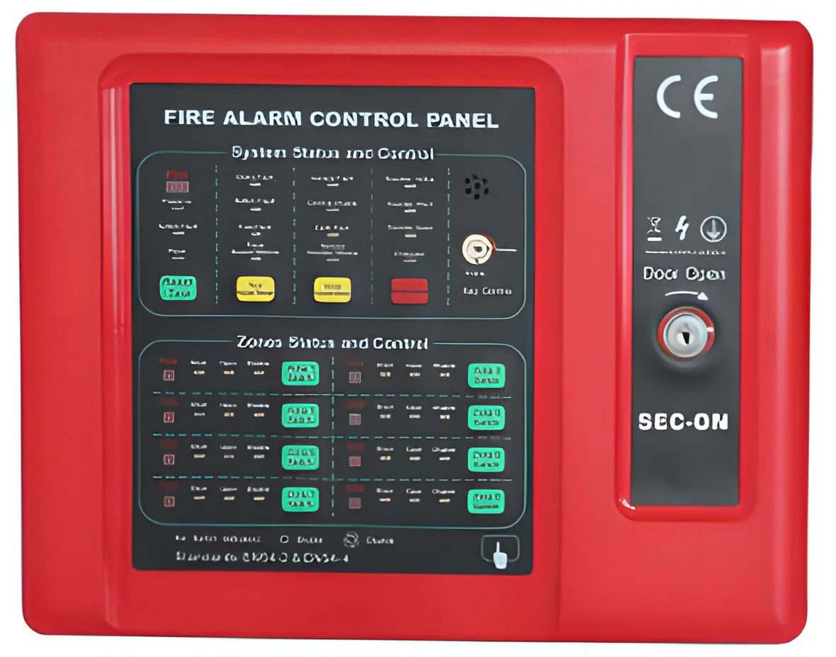 8 Zone Konvansiyonel Yangın Alarm Paneli (Akü Hariç)