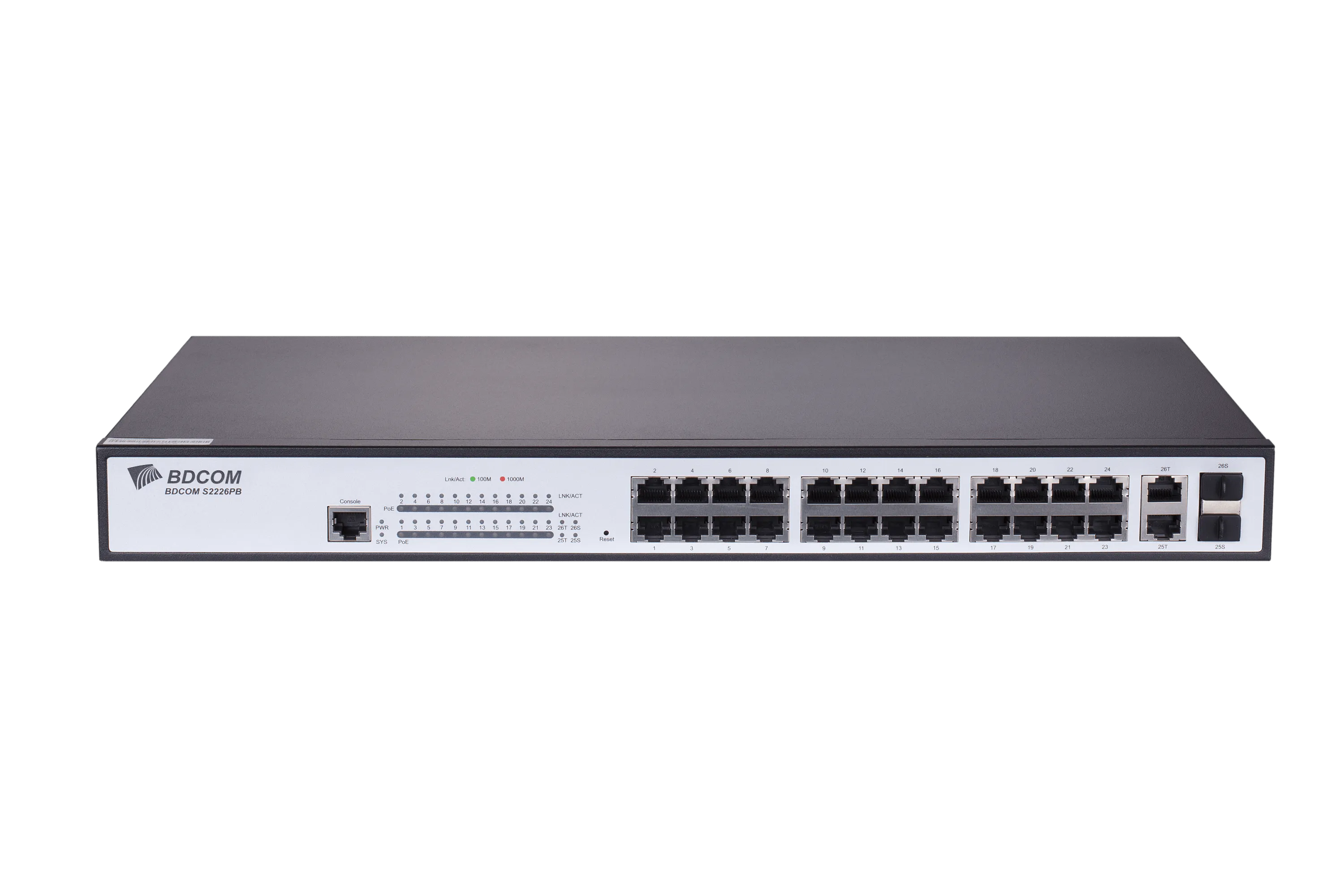 24 Port Yönetilebilir POE Switch