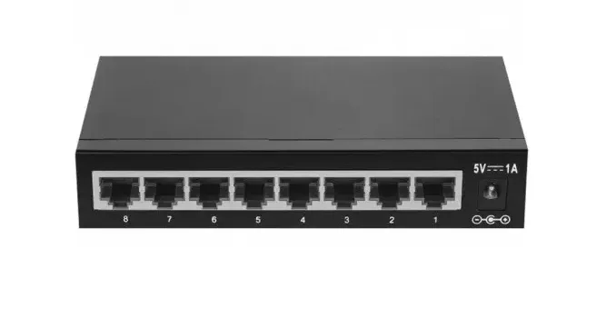 8 Port Yönetilemez Network Switch