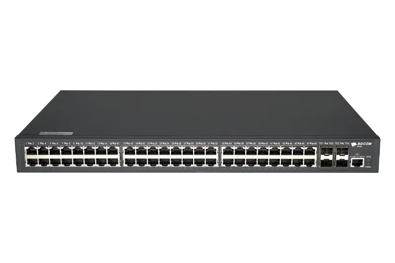 48 Port Managed Network Switch (Dual AC Power Supply)