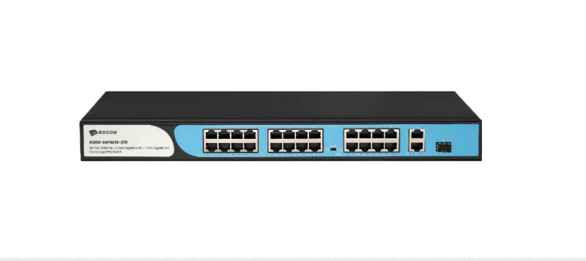24 Port Yönetilemez POE Switch