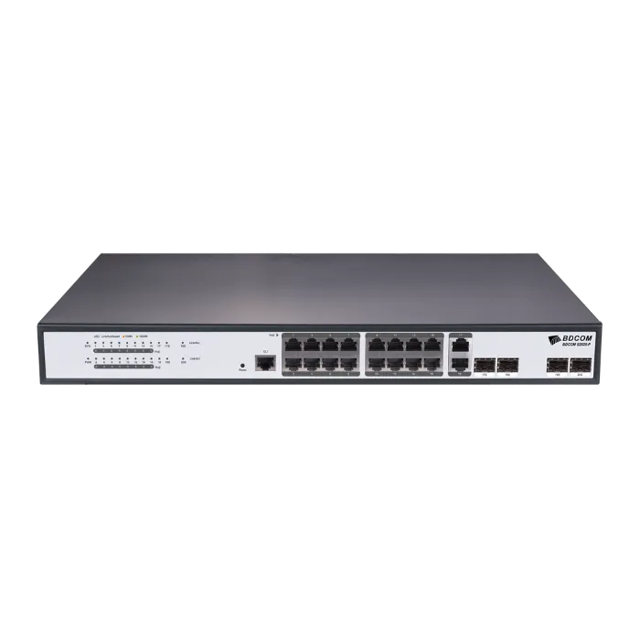 16 Port Yönetilebilir POE Switch