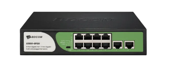 8 Port Yönetilemez PoE Switch